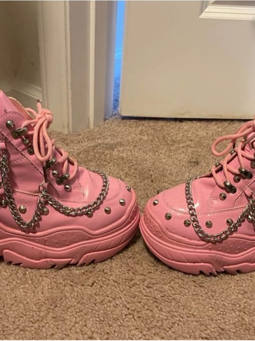 SPACE CANDY PLATFORM SNEAKERS WITH STUDS - Picture 5 of 8